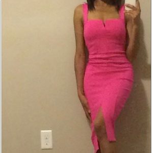 Pink Form Fitted Dress